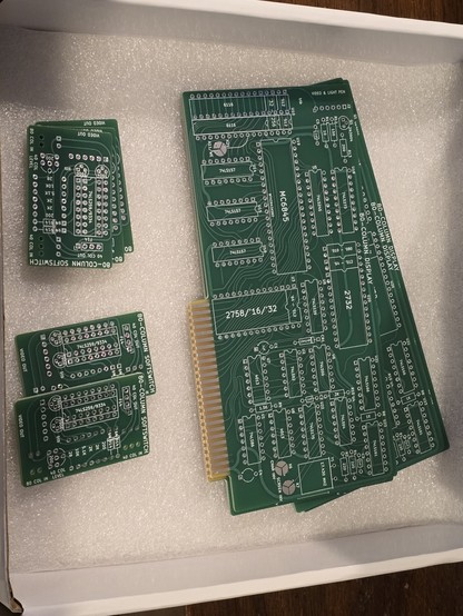 PCBs for a Videx Videoterm clone and the SmartSwitch